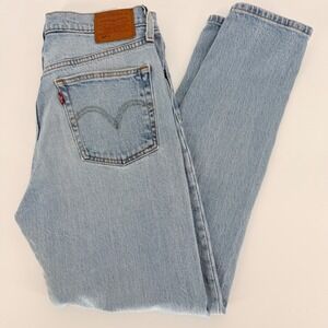 Levi's Premium 501 S Original Fit Light Wash Jeans Women's‎ Size 28x28